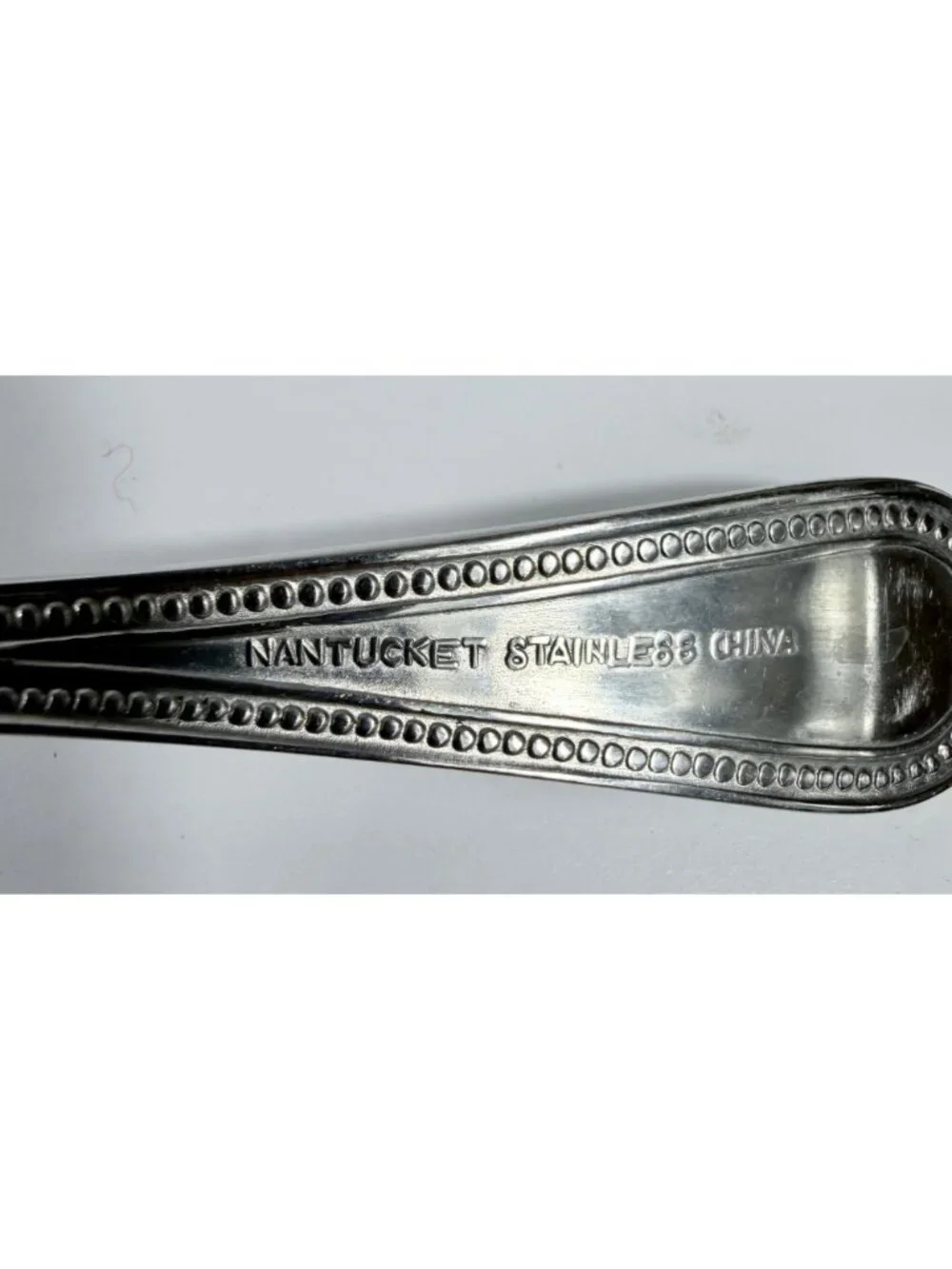 Set Of 4 Nantucket Distributing Christmas Tree Shops Stainless Steel Tablespoons